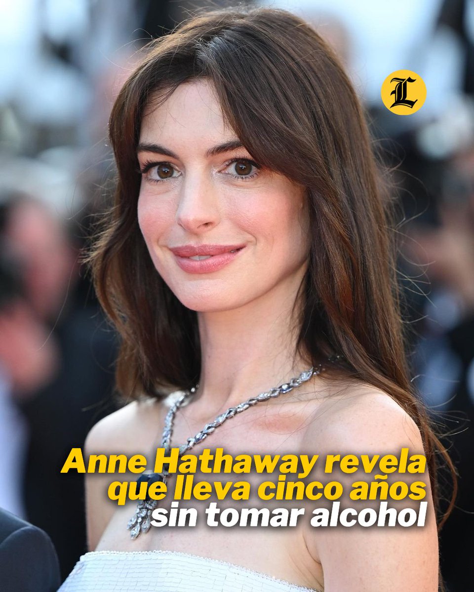 Desde hace varios años Anne Hathaway había reflexionado sobre la idea de alejarse del alcohol en su camino hacia los 40 años y la maternidad.

🔗listindiario.com/entretenimient…

#ListínDiario