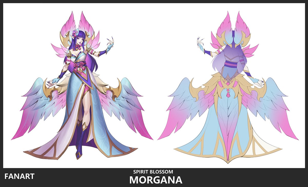 justmoodychill's tweet photo. Spirit Blossom Morgana #LeagueOfLegends https://t.co/XB0UySYmXB