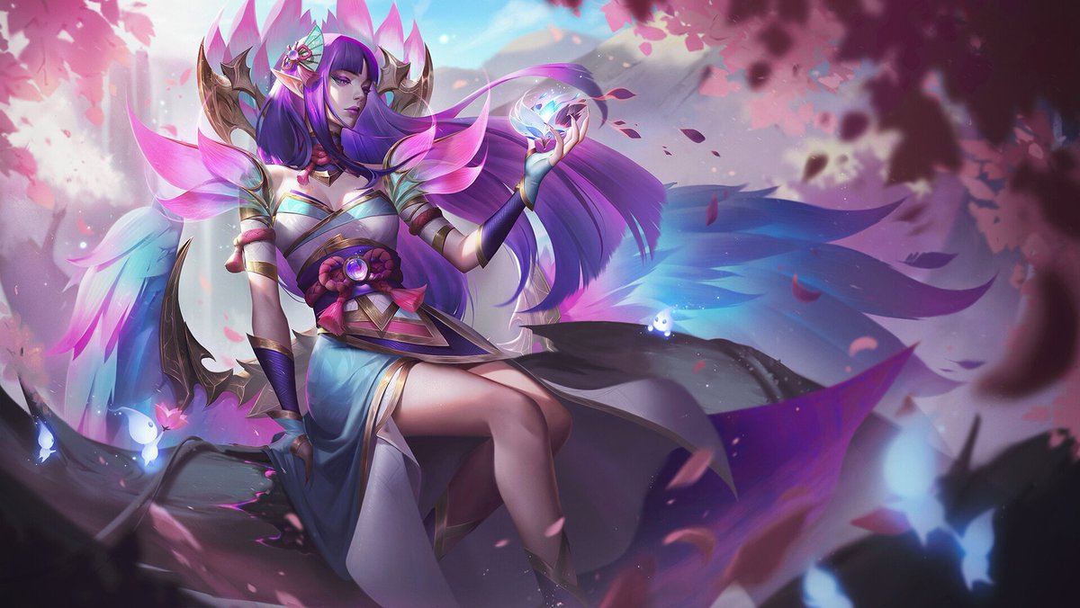 justmoodychill's tweet photo. Spirit Blossom Morgana #LeagueOfLegends https://t.co/XB0UySYmXB