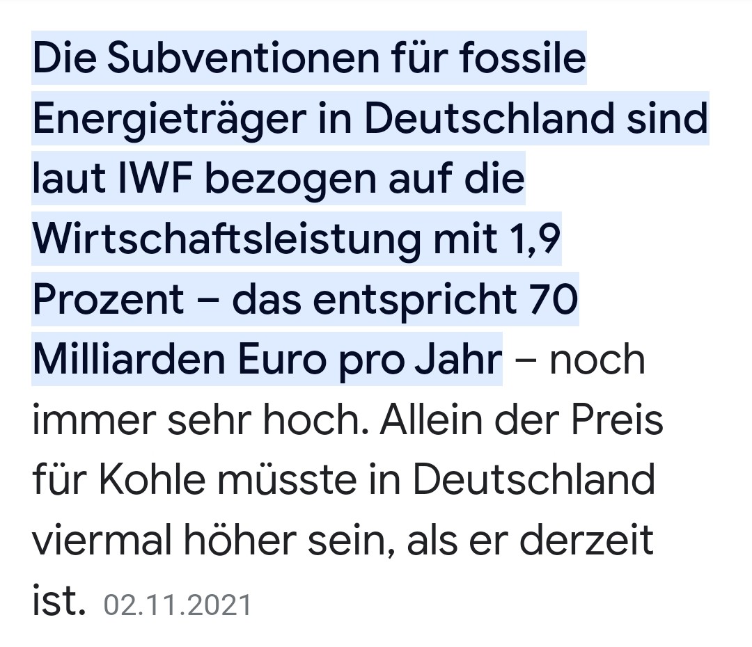 @MPKretschmer Dass wir bis 2035 fast 800 Milliarden an Subventionen für die Klimaterroristen in Vorstandsetagen fossiler Energiekonzerne zahlen,  verraten #CDU -Lobbylappen und #Putin-Protegées Ihresgleichen natürlich nicht. 

#CDU und #FDP beste Wahlhelfer der Faschistensekte #AfD