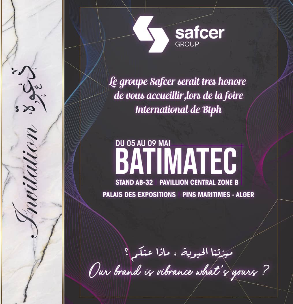 jalil_seklouli's tweet photo. Safcer
#BATIMATEC 2024✨
Du 05 au 09 Mai
#Algeria #céramique #Foire #economy #batimatec #btph
#Safcer https://t.co/fUbzyLHTvg