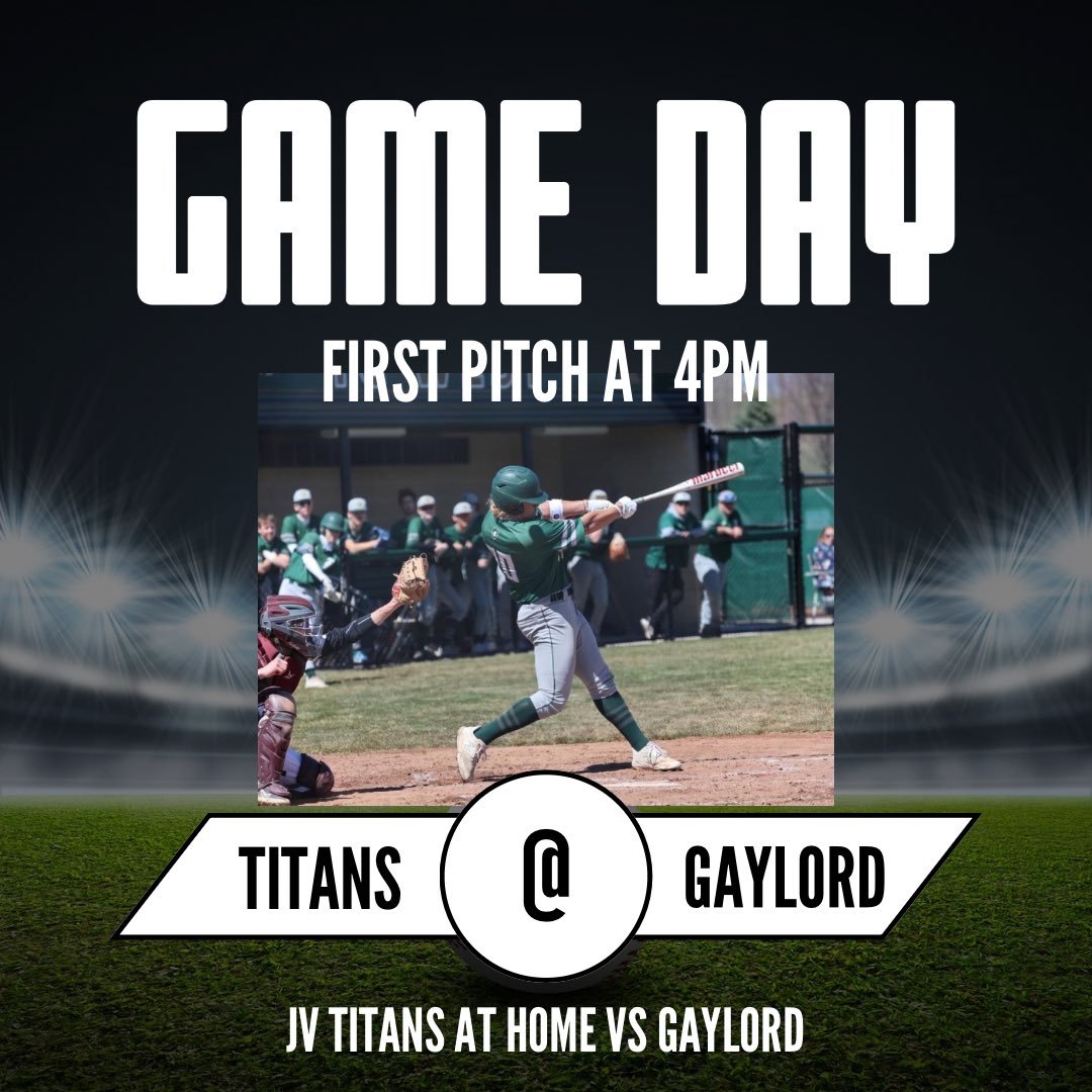 TCWBaseball's tweet photo. Varsity Titans play in Gaylord today and JV plays at home! #tcwshbaseball #tcwsh https://t.co/UPv9MZPEBJ