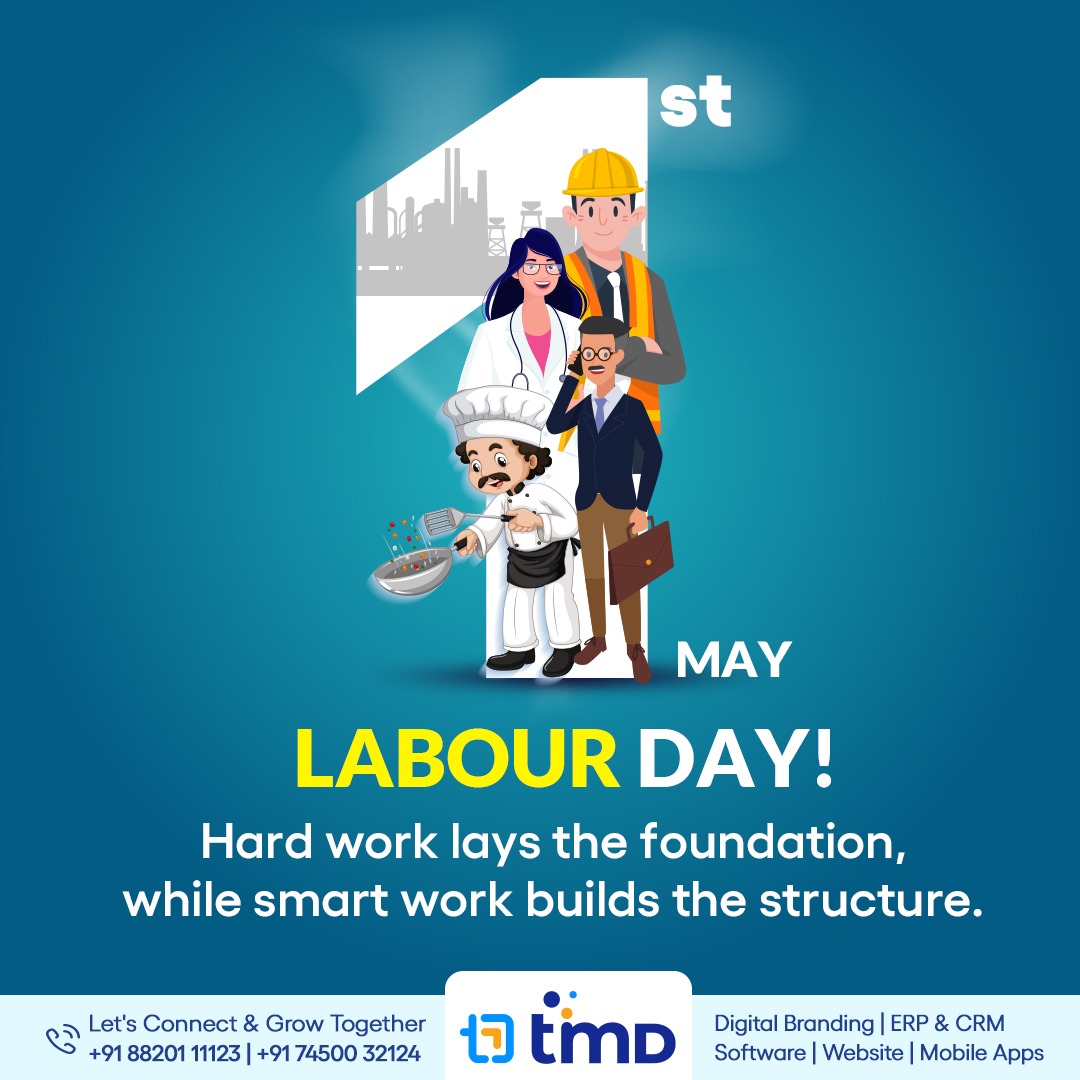 Happy Labor Day from TimD-Tim Digital! 🛠️ Let's celebrate the hard work and dedication of every individual contributing to our collective success. 

#LabourDay2024 #MayDay #InternationalWorkersDay #WorkersRights #SocialJustice #TimDigital #DigitalizeYourGoal #LetsGrowTogether