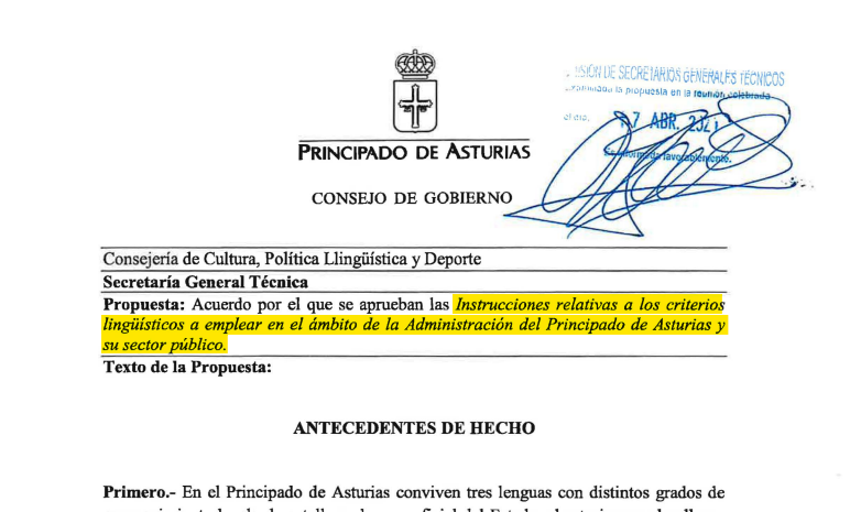 CooficialidadNo's tweet photo. Estimados funcionarios y trabajadores varios de la Admon y sector público de Asturias

Nuestra Consejera de política lingüística tiene una serie de recomendaciones que hacerles a modo de «instrucciones»

https://t.co/4fcjcw04cY https://t.co/pP7jOXiFwM
