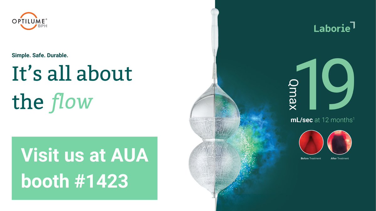 #AUA2024 is almost here! Looking forward to seeing you in San Antonio at the #Laborie Booth #1423 later this week. Chat w/clinical experts who can answer #OptilumeBPH questions you might have, as well as physician users sharing tips & tricks.

#AllAboutTheFlow #Urology #BPH #MIST