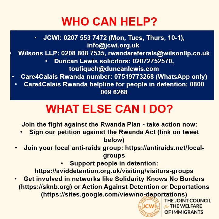 🚨Reports indicate the Home Office is detaining asylum seekers with plans to send them to Rwanda. While only a few will be sent due to limited capacity, there's still a risk for many. Read our explainer on who's at risk and how can you receive help 👇🏽