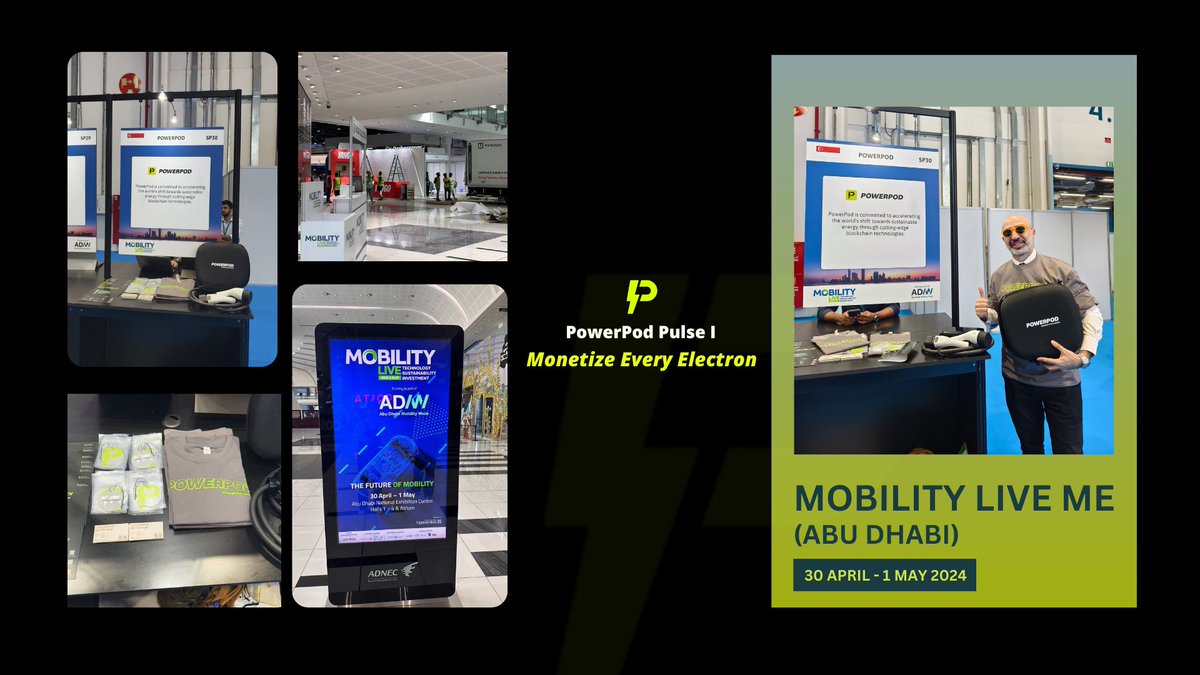 We're making waves at MobilityLive with our groundbreaking product PowerPod Pulse I showcase for Web2 users! 💪

Exciting to introduce something truly unique to the world 🌎

We're proud be serving as a bridge to the mainstream infrastructure audience🌉

#DePIN #energyrevolution