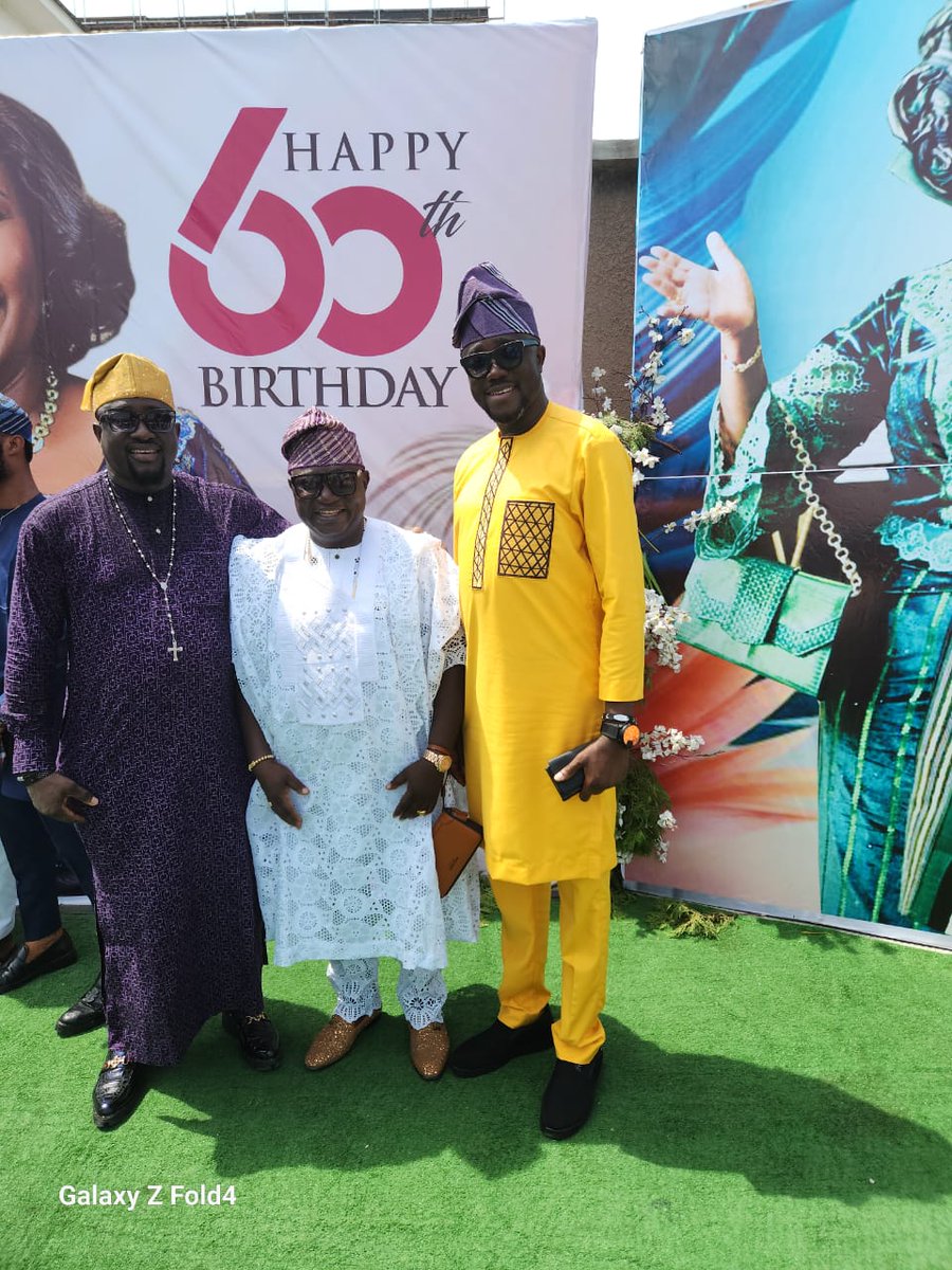 I joined other well wishers to celebrate the Diamond Jubilee of our dear <a href="/YemuB/">Yemi Tunji-Bello</a> Professor I.I. Olatunji-Bello mni, NPOM, FSPSP. It was a moment of thanksgiving. Wishing her many more years ahead.