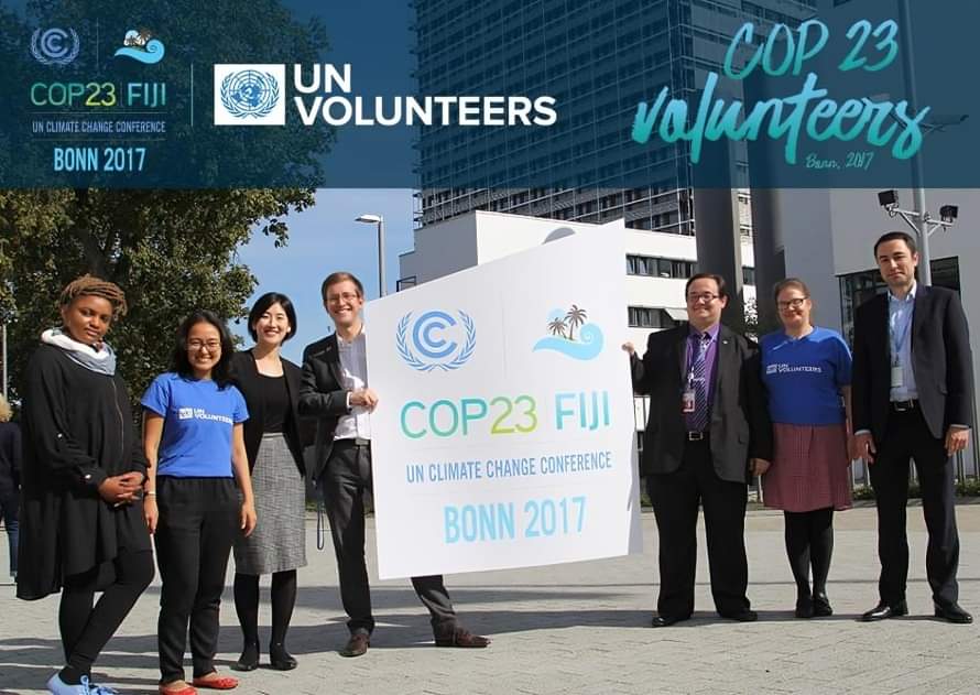 During COP23, @UNVolunteers played a vital role in advocating for volunteerism/youth engagement in environmental protection and the fight against climate change. It was a good opportunity for youth delegates to engage with actors in the intergovernmental climate change arena.