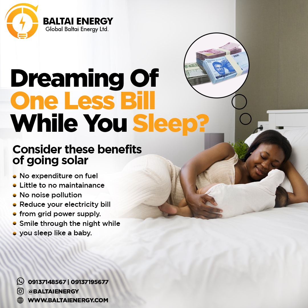 BaltaiEnergy's tweet photo. Tired of energy disruptions slowing your business
We have the solution:- Domestic and industrial off-grid energy storage systems.
Say goodbye to energy interruptions and hello to uninterrupted power always.
#Baltaienergy #Foxess #RenewableEnergy #Solar  #Inverter #Solarpanel https://t.co/SkPJeEX1or
