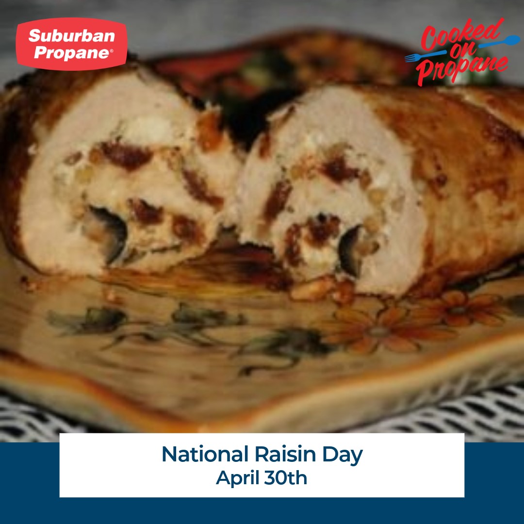 Celebrate this wrinkly little fruit on #NationalRaisinDay (4/30) with this delicious recipe from our #CookedonPropane blog:
suburbanpropane.com/blog/grilled-r…

#raisinday #raisin #naturescandy #recipe #recipeideas #RecipeOfTheDay