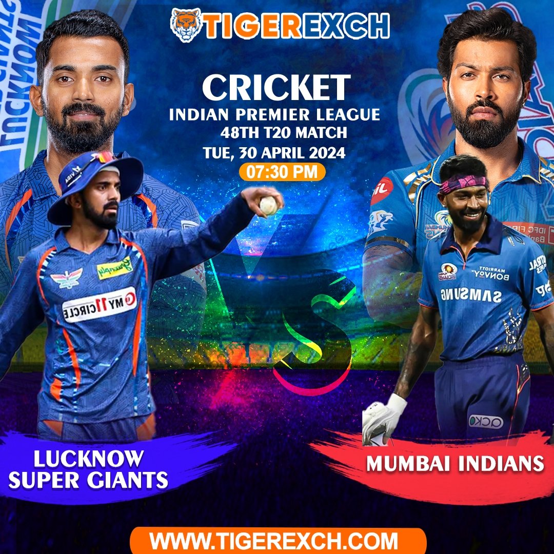 Mayank bolsters LSG bowling as they face off against Mumbai's playoff push!

WHAT WILL HAPPEN?👇
bit.ly/TigerExch-Twit…

●10% Joining Bonus & 5% Weekly Loss-back with no Roll over
●Lightning Fast Deposit/Withdrawals
●24*7 Customer Support

#LSGvMI #IPL2024 #TigerExchange