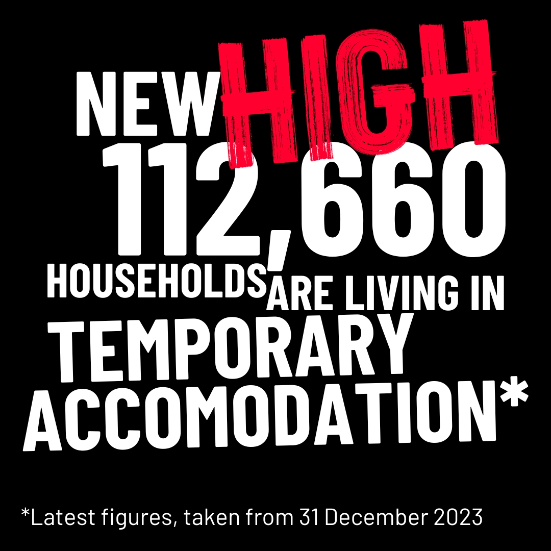 A new record: 145,800 children are growing up #homeless with their families in temporary accommodation. Today's stats show children are paying the price of successive governments’ failure to act. Demand better: shltr.org.uk/vfglk