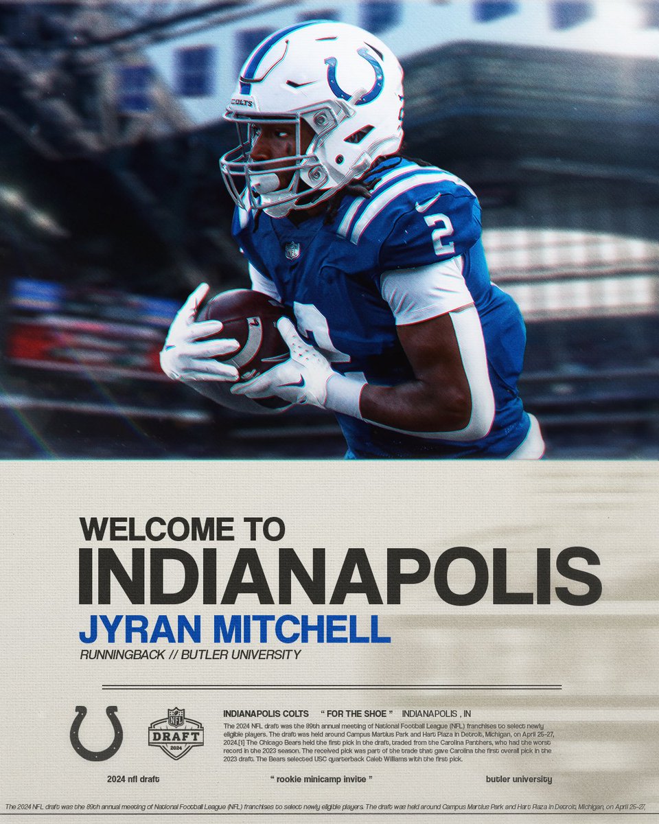 Welcome to Indianapolis 🐎 <a href="/TheChosenJy/">💫Jyran Mitchell💫</a>