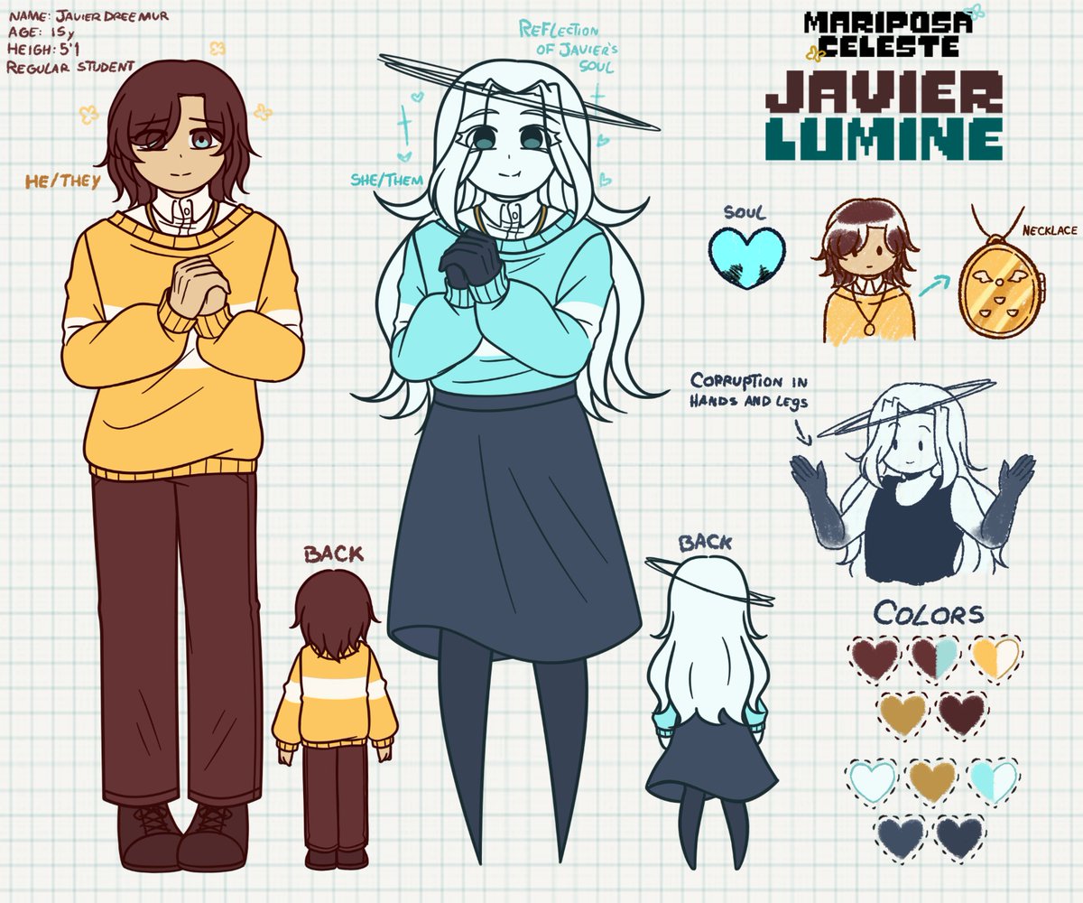 🩵Javier and Lumine🦋 (MyOc's!)

#Deltatuneoc #oc #originalcharacter