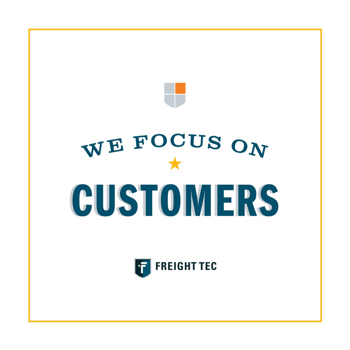 We focus on customers! 🤝 We are committed to our work and customers & do all we can to provide exceptional service and support. 🎧  #corevalue #freightbroker #freighttec #bestagentprogram #freightagent #freightbrokerage