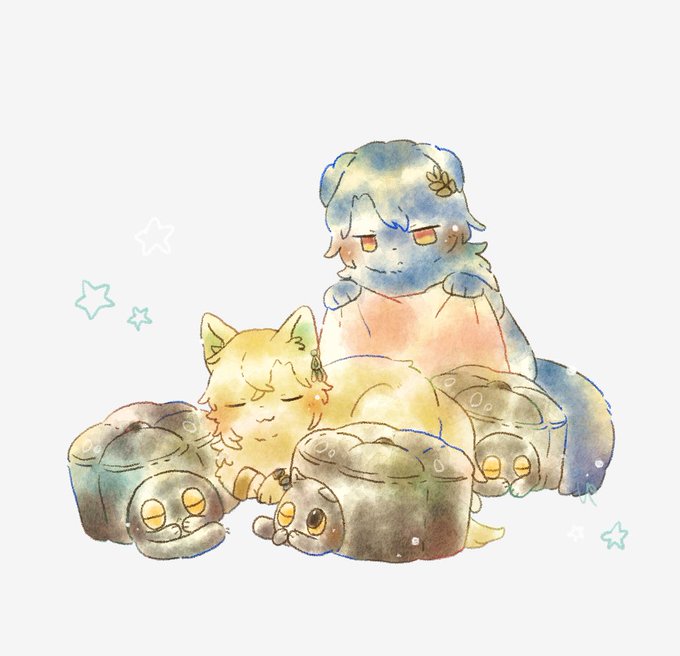 「猫 髪飾り」のTwitter画像/イラスト(新着)