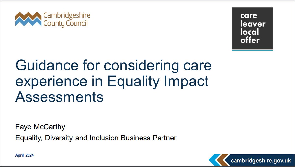 So sorry for the delay on this. I will be emailing everyone that registered with this link, and some other information but in the meantime please find the slides and guidance from the Treating Care Experience as a Protected Characteristic Online Conference.