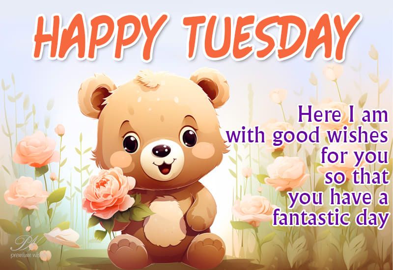 Happy Tuesday! Have a fantastic day!🌞 #happytuesday #fantasticday #teddybear #positivelysunshine