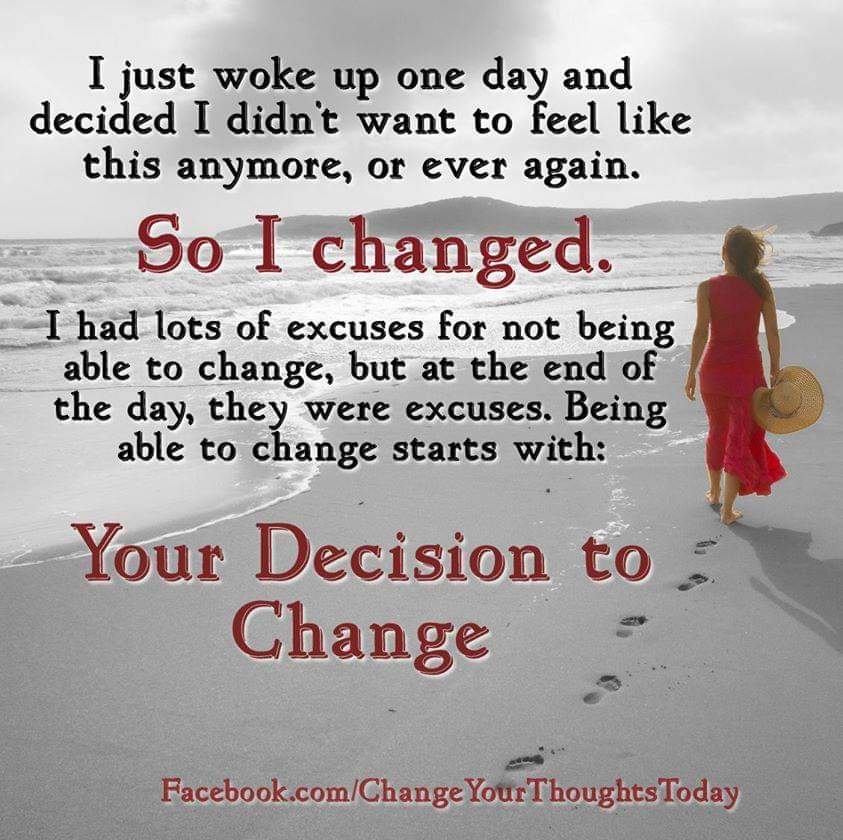 One day, I just decided. Enough feeling sluggish and uninspired. Time for a change! 🌟 It's amazing how one decision can totally revamp your life. Ready to take that leap? 💫 #ChangeIsGood #HealthyLiving