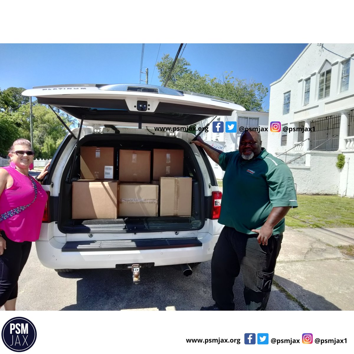 Another great partnership with Giving Love without Limits. 

Thank you to @sanmar_corp for the clothing items that were provided to Jason and Holly.

#PSMJax #ClothingWithPurpose #ConnectingThoseWhoHaveWithThoseWhoNeed #NonprofitOrganization #JacksonvilleFlorida