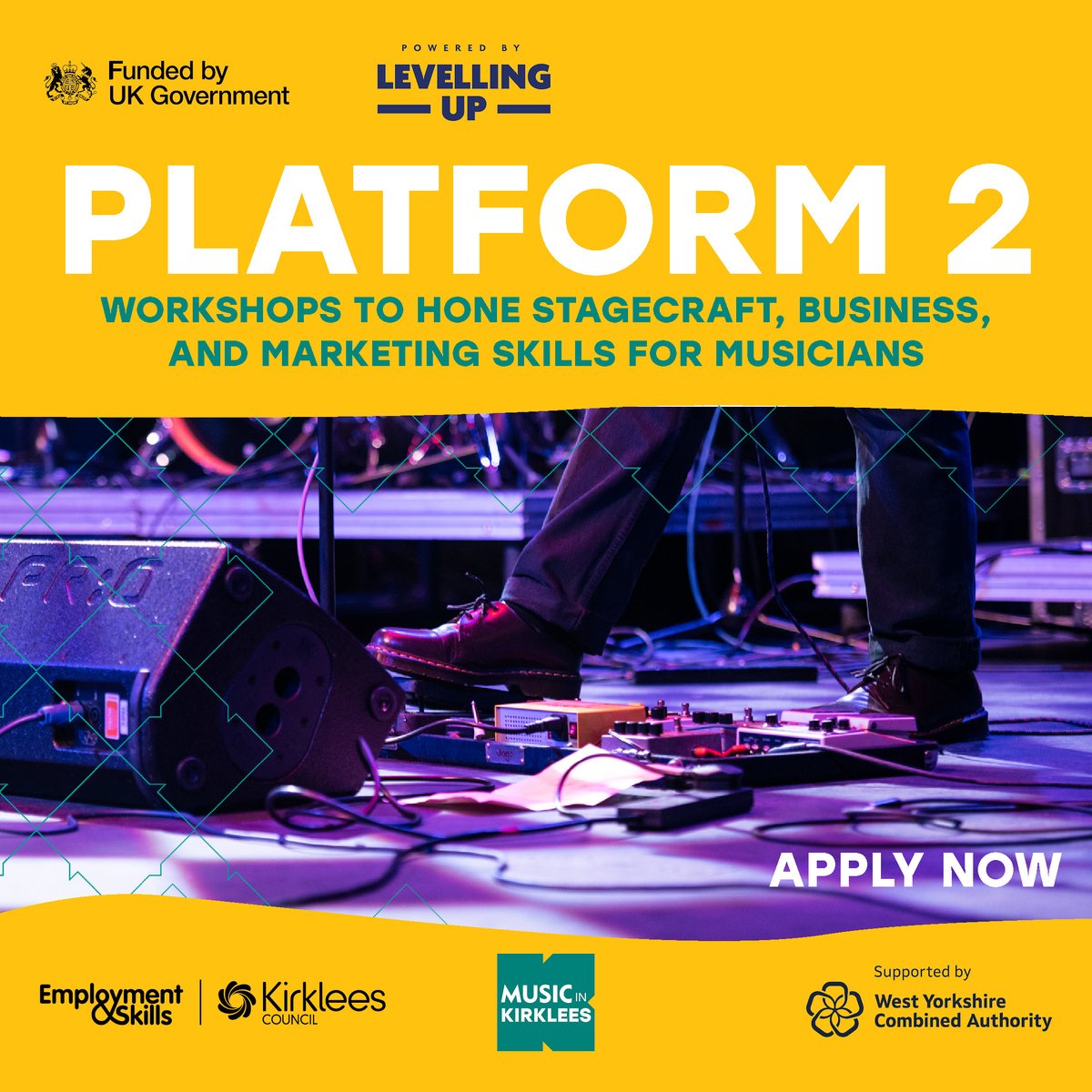 musicinkirklees's tweet image. Platform returns in 2024 with a series of gigging workshops which will hone your stagecraft, business, and marketing skills, learning from leading local professionals.

Find out more👇
musicinkirklees.co.uk/en-UK/topic/65…

Platform is a #KYOM23 legacy project.
