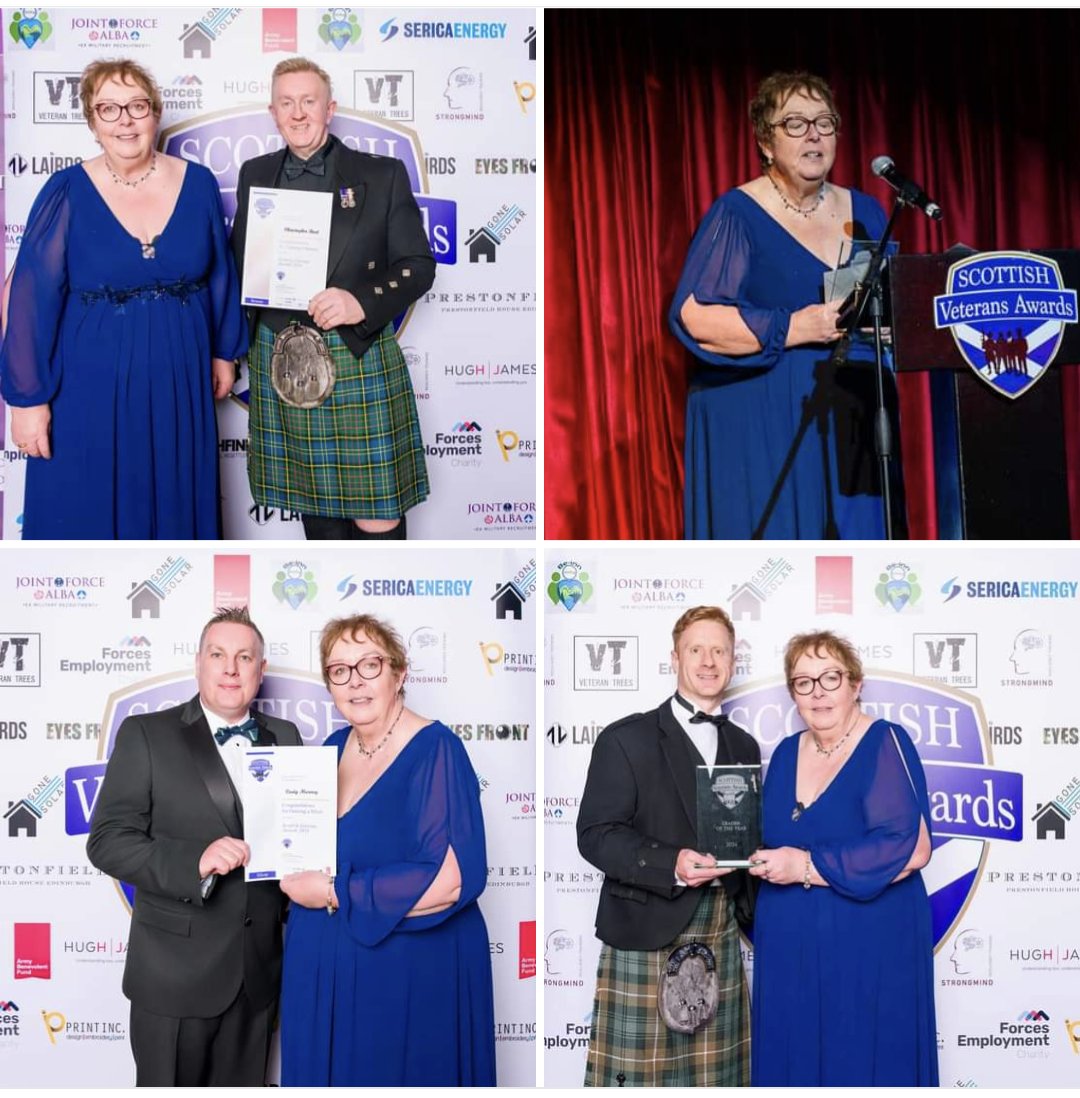 ⭐ We would like to thank the team at @strngmind Resiliency Training Ltd for supporting our Scottish #VeteransAwards ⭐ Thank you to Sue and all the team at Strongmind for their continued support for our community. strongmindresilience.co.uk #veteransawards #vetetans #military