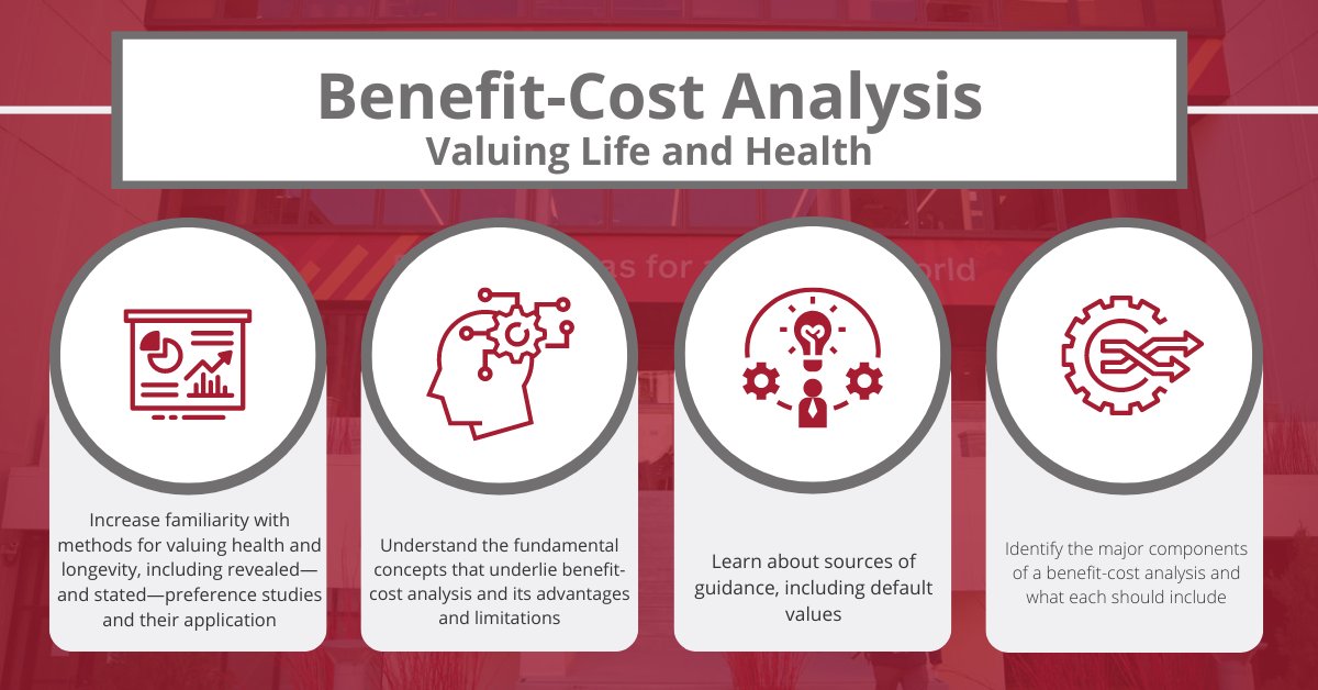 Elevate your policy evaluation skills with our Benefit-Cost Analysis: Valuing Life and Health program. Master the art of valuing life and health to make impactful policy decisions. Learn More: bit.ly/3JbhHYI #harvardhealthcare