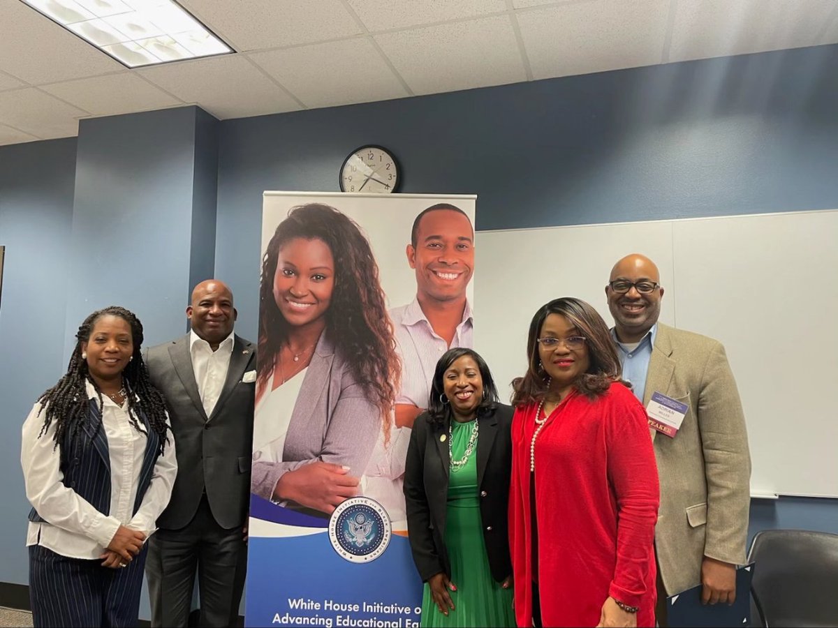 Thanks again to the White House Initiative on Advancing Educational Equity, Excellence, and Economic Opportunity for Black Americans and @DiscoveryEd for inviting our executive director Adrian Miller to participate in the Power Up Conference's Faith & Community Leader Roundtable!
