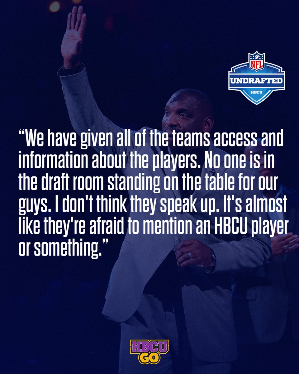 We've previously shared this quote in our stories, but we wanted to bring it here to get your thoughts. Do you agree with Doug? Do you think there aren't enough advocates speaking up for HBCU players, or is there something else going on? In our previous post on this subject, one…