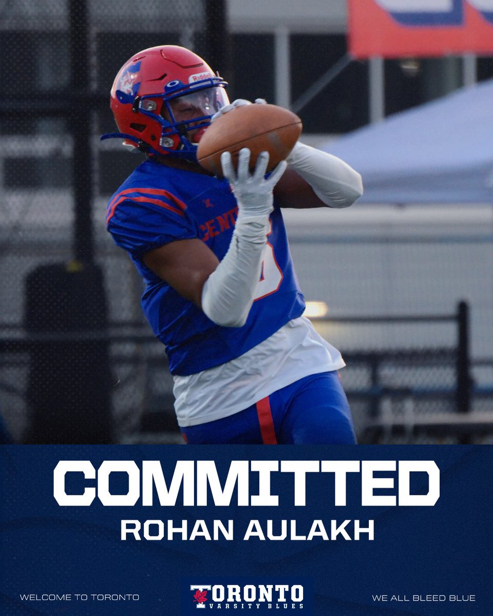 We’re excited to announce the addition of 6-foot-1, 195-pound receiver Rohan Aulkah to our 2024 roster!
 
Rohan was the 2023 MVP and top offensive player for the Centennial Centaurs in Coquitlam, B.C.!

📈: tinyurl.com/yzsk8nkp
 
Welcome to the family, Rohan! 🏈