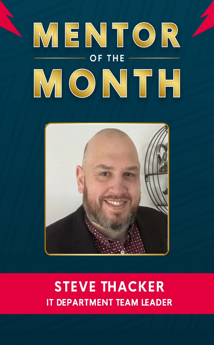 Introducing our very first Mentor of the Month! 🤩 Steve, IT Department Team Leader, was nominated by apprentice, Ben Askew! Well done, Steve! Your support to our apprentices is greatly appreciated. 👏 #MentorOfTheMonth #Winner #Nomination #MotusPeople #MotusCommercials