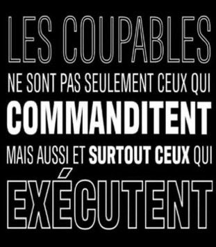 Attention aux #commanditaires aux #propagandistes aux #exécutants des thérapies géniques ARNm qui ont tués et handicapés à vie des milliers de personnes en France et dans le monde #QueJusticeSoitFaite