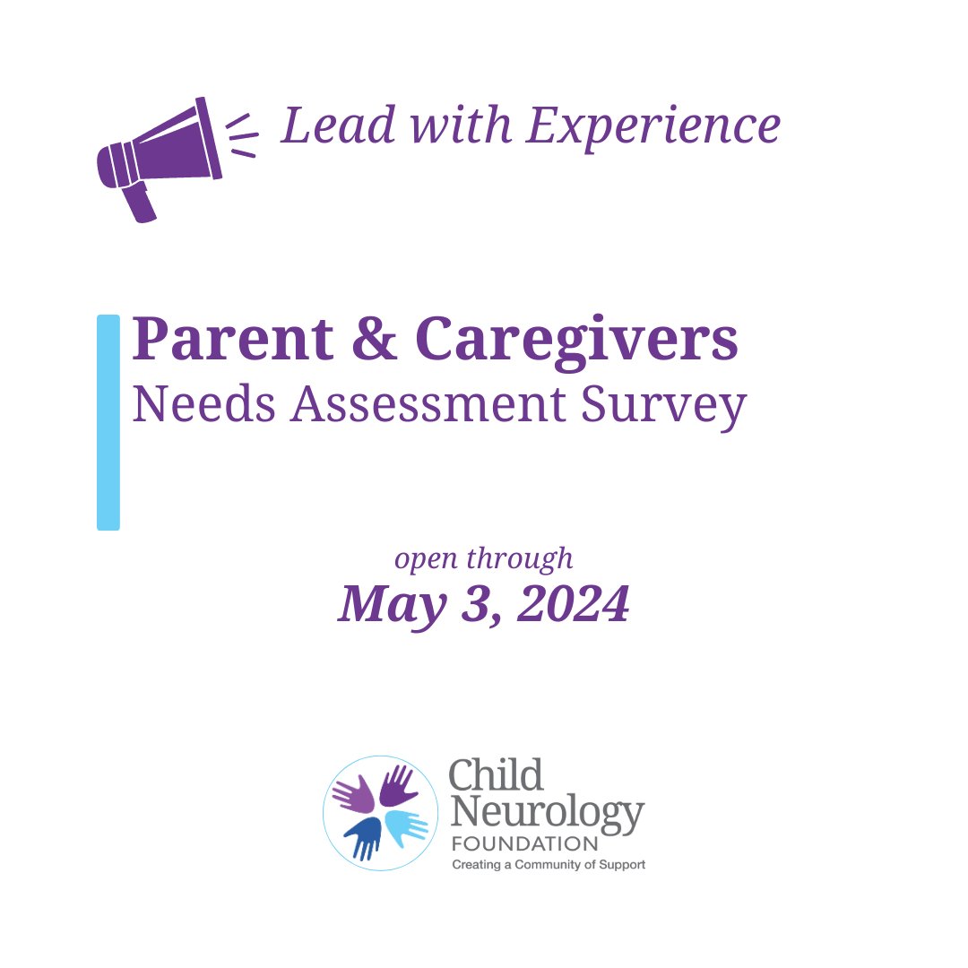 CNF's Needs Assessment Survey closes this Friday! Have you taken it yet? If you're a caregiver, take the survey in our bio today! If you've taken it already, share with a friend! #childneurology #needsassessment #caregiver
