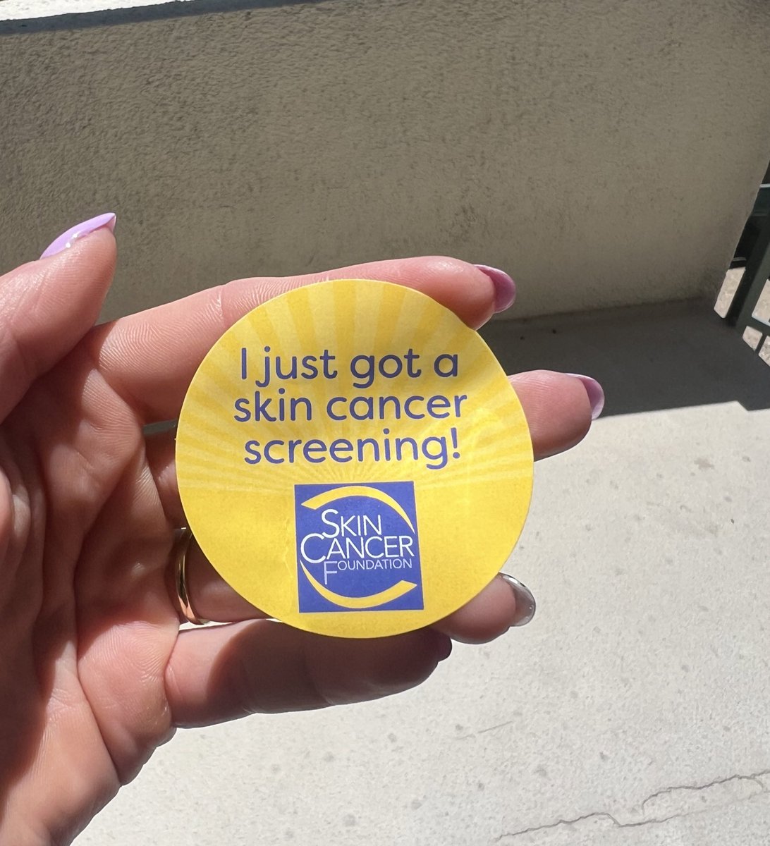 Got my annual skin cancer screening today! It wasn’t scary at all and now I have peace of mind (living in the hottest city in the USA) 🙌 Golfers have a 2.7x greater risk of getting skin cancer, and 90% of skin cancer is preventable. So go get checked peeps!! 🫶