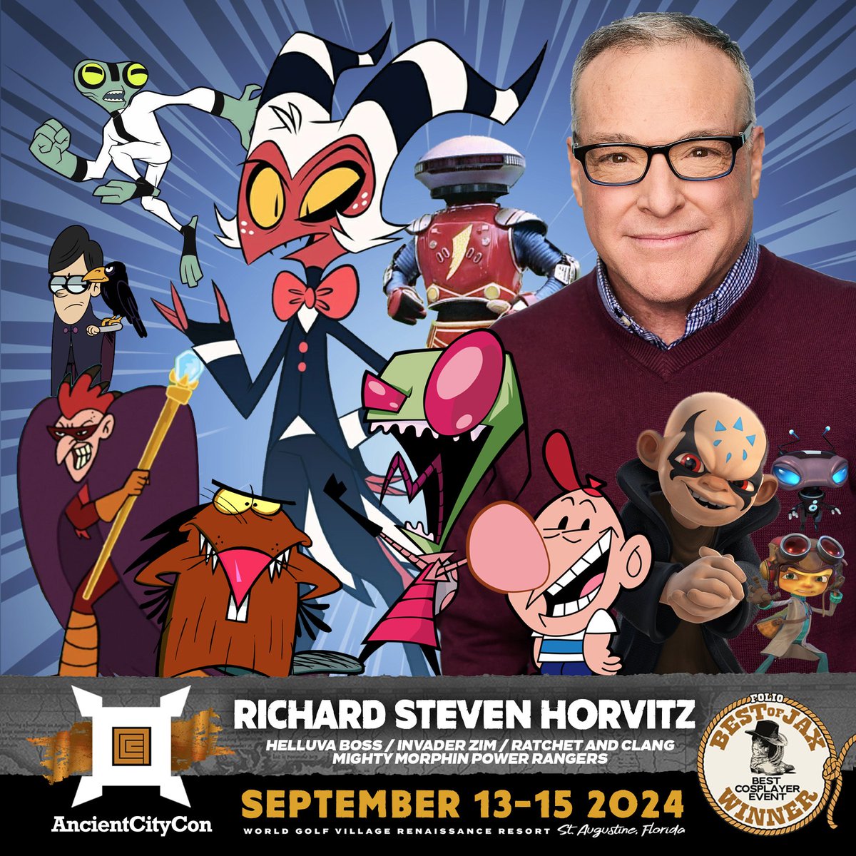ANCIENT CITY CON 2024 September 15-17, 2023 in St Augustine, FL Tickets on sale now at ancientcitycon.com