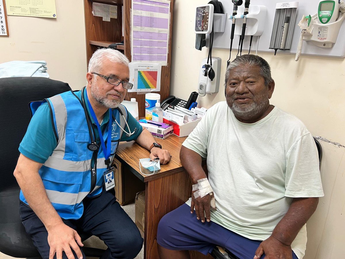 A @HFUSA team is offering #medical services on the Marshall Islands in the Pacific