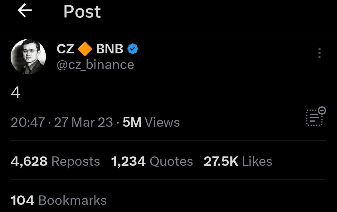So @cz_binance really predicted it before happening, legend for a reason #CZBinance