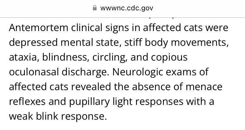 H5N1-infected cats displayed these signs before death: wwwnc.cdc.gov/eid/article/30…