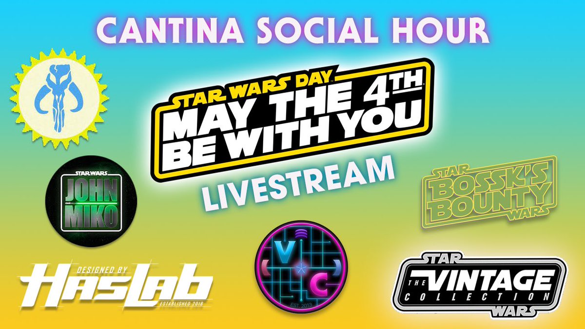 This Saturday! Join me, @ChrisSwanski, @bossksbounty & @_JohnMiko. We’ll be celebrating May the Fourth in style. It’s sure to be quite a party. Join us at 5PM ET/2PM PST! Set a reminder at the link below. youtube.com/live/f7SoX1RCZ…