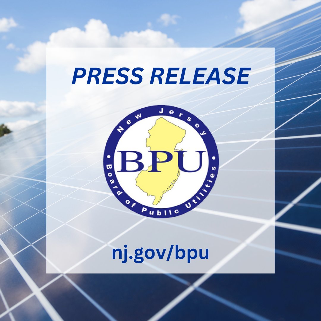 NJBPU announced the opening of an additional capacity block of 275 MW in the Community Solar Energy Program (CSEP) for Energy Year 2024. ☀️ 📰 Press Release: nj.gov/bpu/newsroom/2…