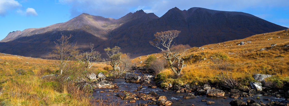 An Teallach from the bonnie banks of Abhainn Gleann na Muice.