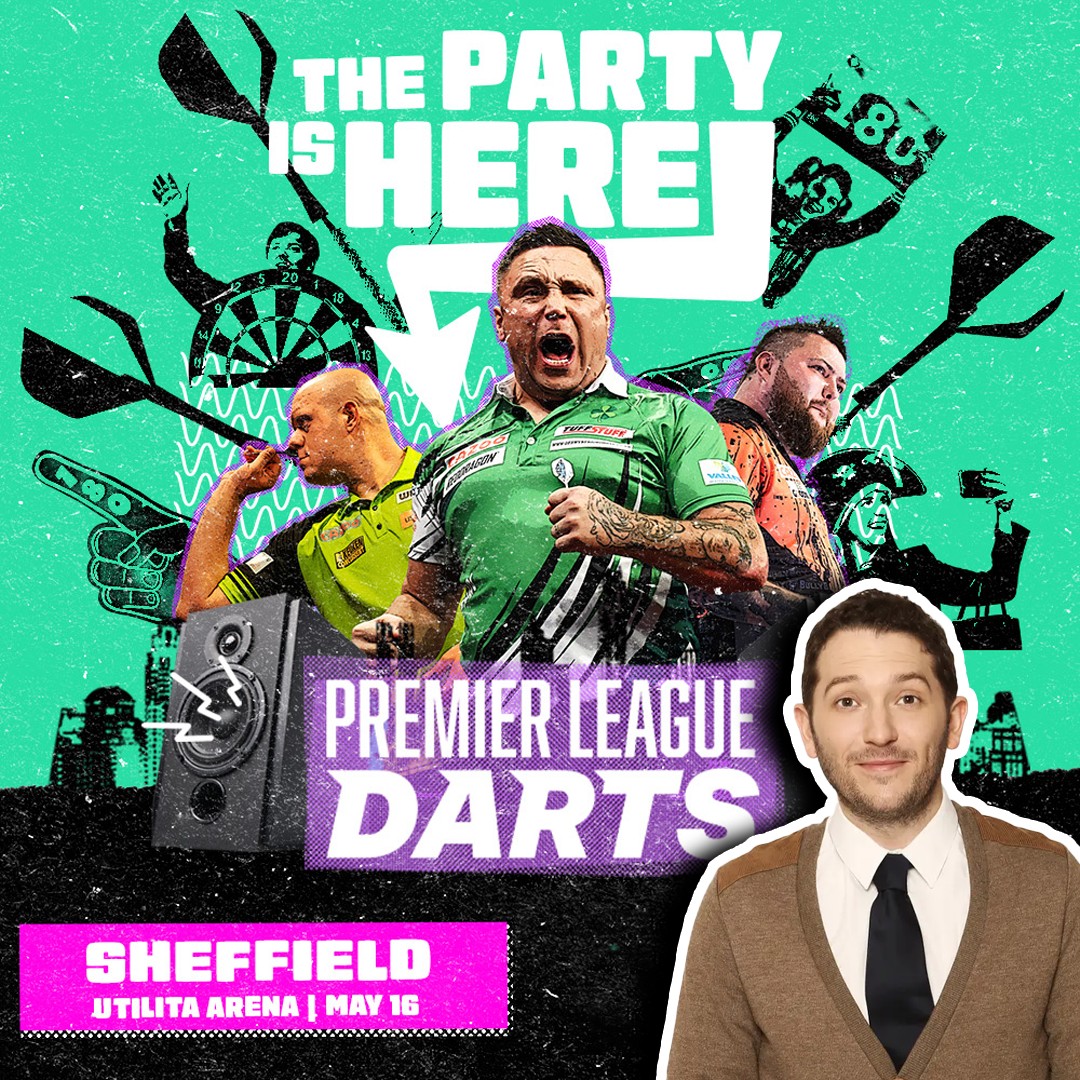 RAFFLE TIME 🎯 Up for grabs is 2x tickets for Jon Richardson’s table! Come and watch the final night of the darts with one of the UKs most loved comics! Enter here 👉 zurl.co/XKgE All proceeds will be donated to Sheffield Children’s Hospital Charity 💙