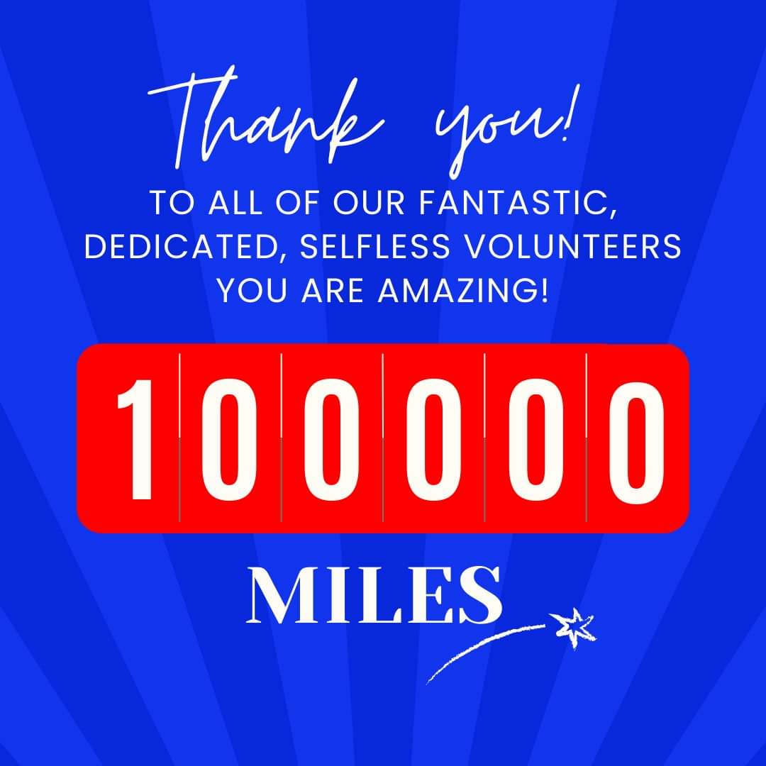 Since the SWBB charity was formed, we have covered over 100,000 miles with medical related items on board. Thats a huge achievement and only possible because of our wonderful volunteers and fantastic supporters. 
Thank you ❤️

#thankyou #thisiswhatwedo
#supportingthenhs #charity