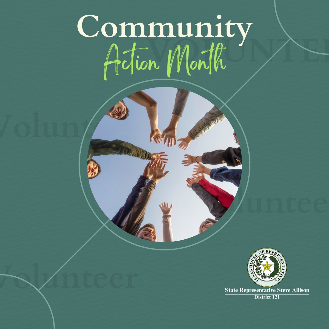 This month is Community Action Month, let's all work together to better our community. Find volunteering opportunities in your community here: shorturl.at/iptR7