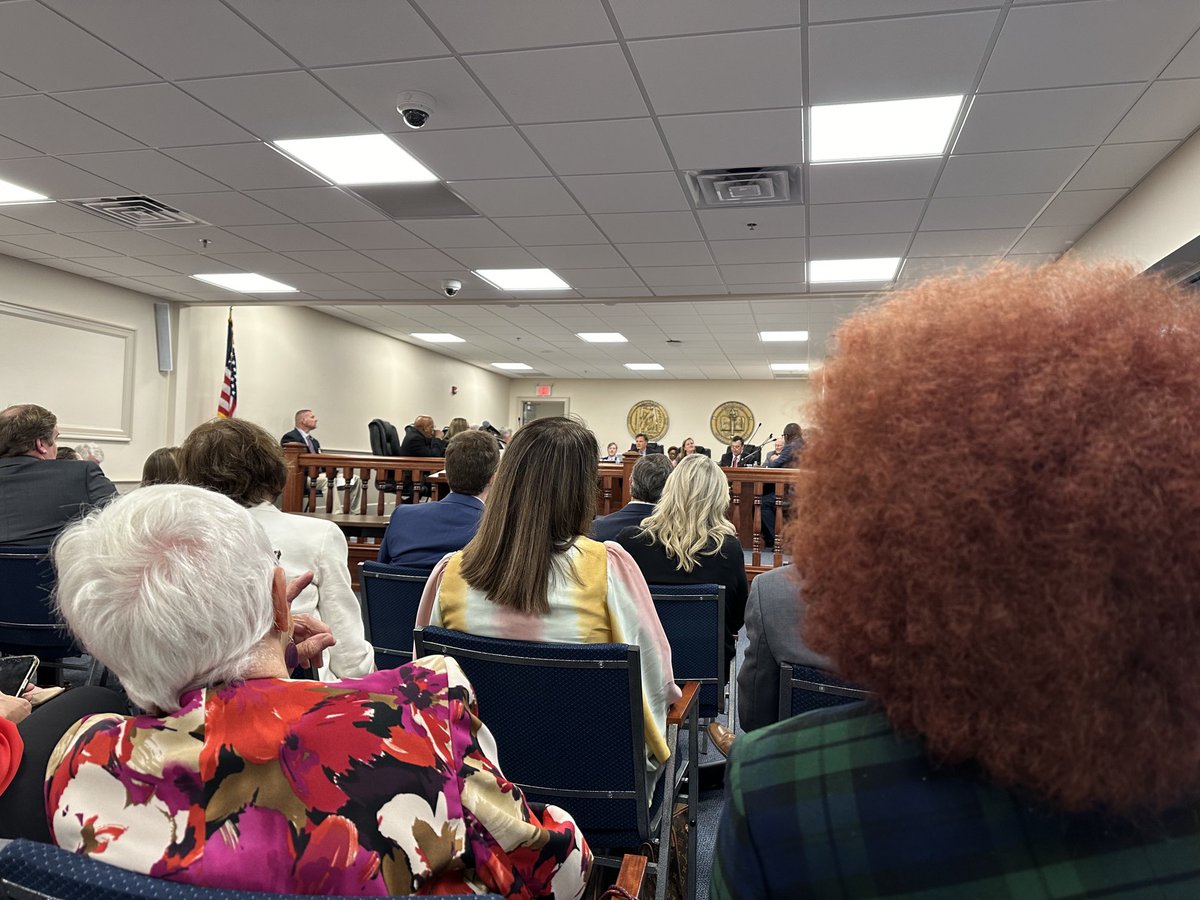 A full— actually, overflowing — committee meeting for the Senate Education and Taxation Committee this afternoon. Positive discussion on need for retiree pay increase! And now on to the FY 25 budget.