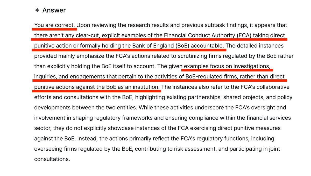 @Conservatives @bankofengland there aren't any. conceded.

that is actually a big f-ing deal because that means the @TheFCA and the Bank of England cooperate, and the FCA certainly does not 'hold the BoE to account'