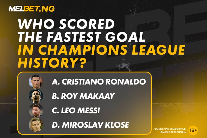 We look forward to seeing you with your answers in the comments🔝 ⚽️ 🔥 #ChampionsLeague #Ronaldo #Messi #FootballTime #Quiz #Football