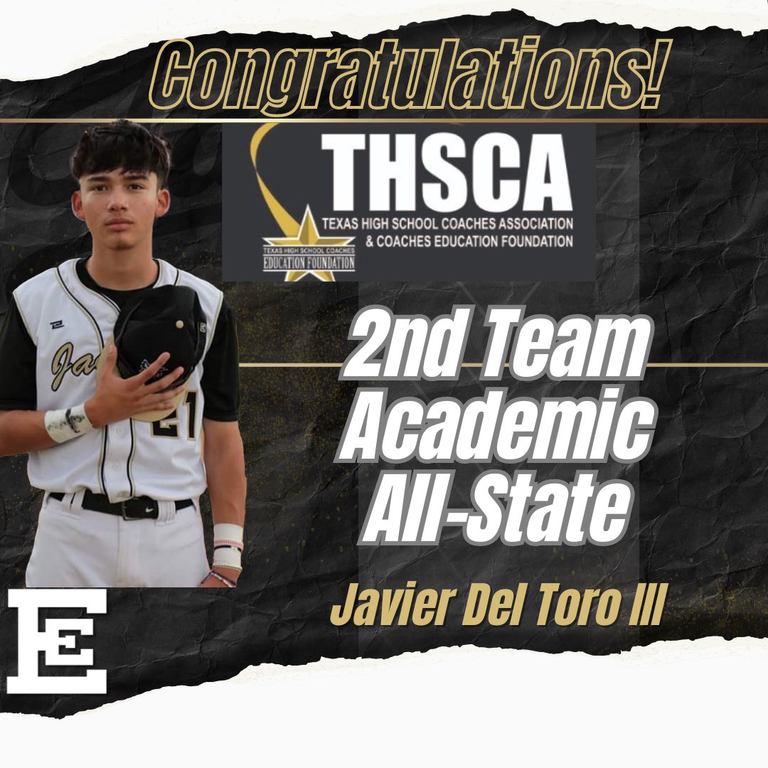 Congrats to our very own Javier Del Toro III 🐝⚾️