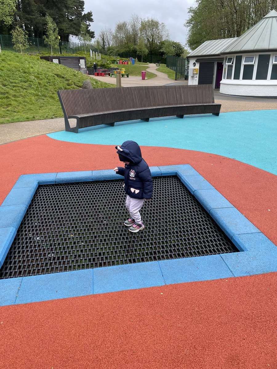 A sight I’ve never seen before. Quick break from personal family A&E drama today & we had Stormont Mo Mowlam Play Park all to ourselves. Wet n windy, but hardy folks had fun :). Love this so close to @setrust UHD hospital! #Play #MentalHealth. All relatively OK-ish.